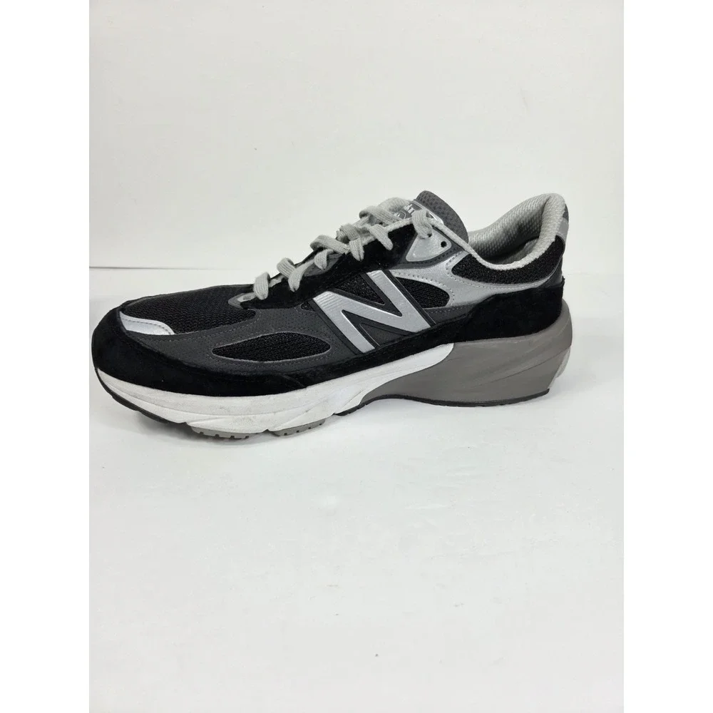 New Balance 990v6 Made USA Mens Sz 10 2E EE Black Grey Running Shoes